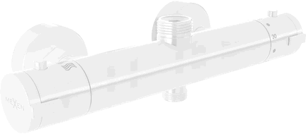 Mexen Kai mitigeur thermostatique douche, blanc - 77150-20