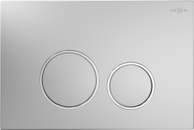 Mexen Fenix 05 bouton de chasse d'eau, chrome mat - 600502