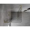Mexen Mist-H L Duo cabine de douche pivotante 110 x 110 cm, transparent, or - 8A5L-110L-110P-50-00