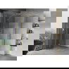 Mexen Mist-H L Duo cabine de douche pivotante 120 x 120 cm, transparent, or - 8A5L-120L-120P-50-00