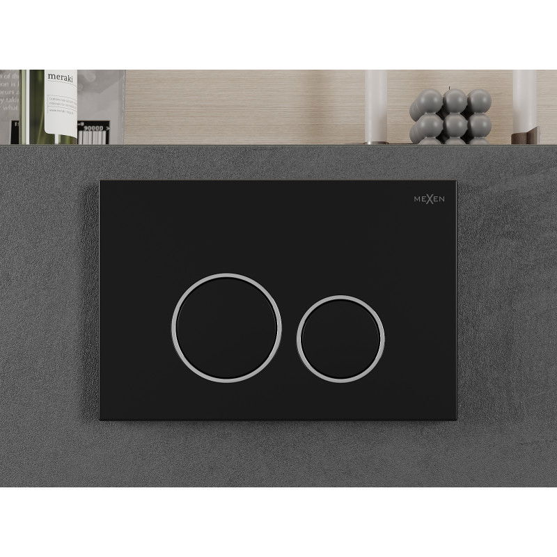 Mexen Fenix 05  bouton de chasse, noir mat - 600503