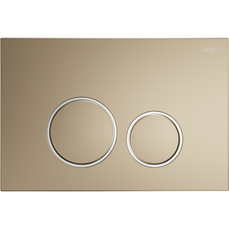 Bouton de chasse Mexen Fenix 05, or champagne - 600504