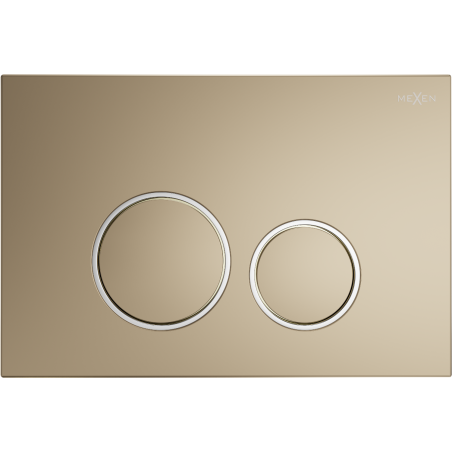 Bouton de rinçage Mexen Fenix 05, doré champagne - 600504