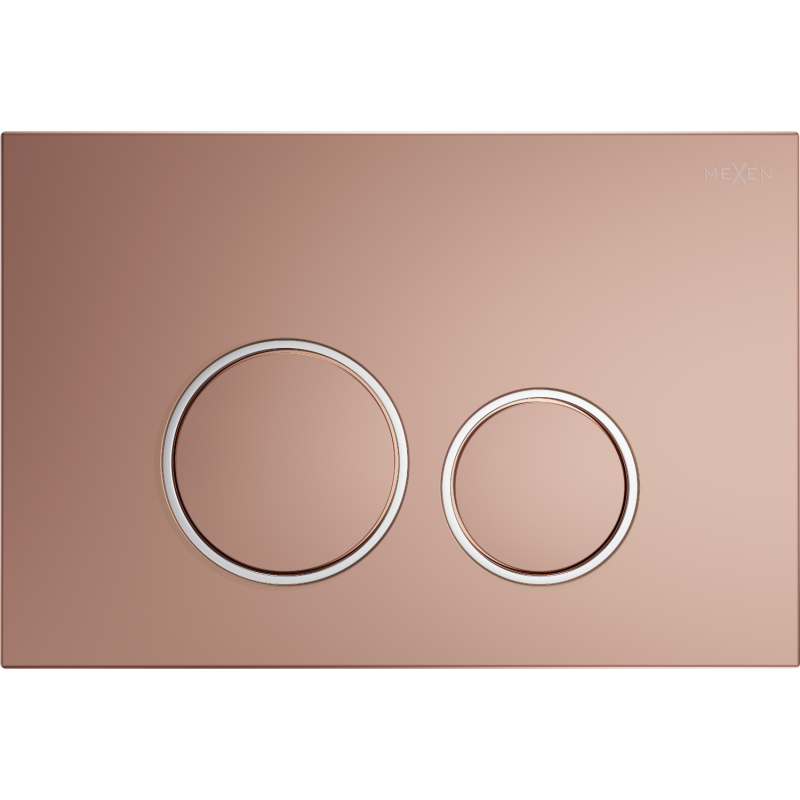 Mexen Fenix 05  bouton de chasse d'eau, or rose - 600505