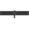 Mexen Flat 360° M08 canalisation linéaire pivotante 50 cm, noir - 1725050-40
