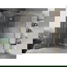 Mexen Mist-H L Duo cabine de douche pivotante gauche 100 x 70 cm, transparent, dorée - 8A5L-100L-070P-50-00
