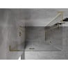 Mexen Mist-H L Duo cabine de douche battante 95 x 80 cm, transparent, or - 8A5L-095L-080P-50-00