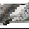 Mexen Mist-H L Duo cabine de douche pivotante 70 x 85 cm, transparent, or - 8A5L-070L-085P-50-00
