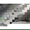Mexen Mist-H L Duo cabine de douche battante 120 x 95 cm, transparente, dorée - 8A5L-120L-095P-50-00