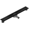 Mexen Flat 360° M33 caniveau linéaire pivotant 60 cm, noir - 1733060-40