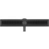Mexen Flat 360° M33 caniveau linéaire pivotant 60 cm, noir - 1733060-40