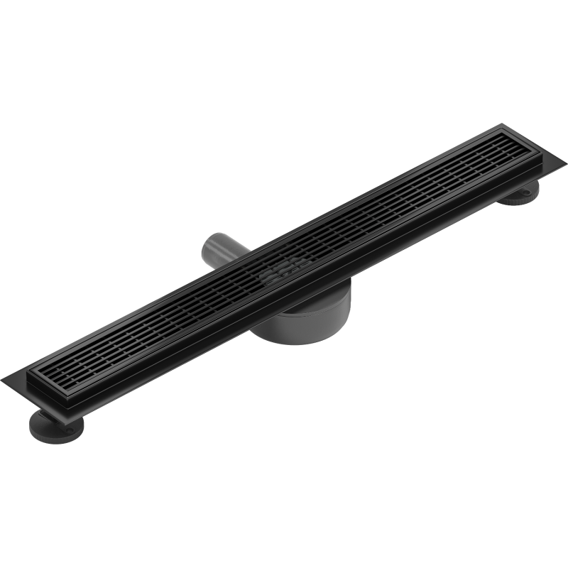 Mexen Flat 360° M33 caniveau linéaire pivotant 60 cm, noir - 1733060-40
