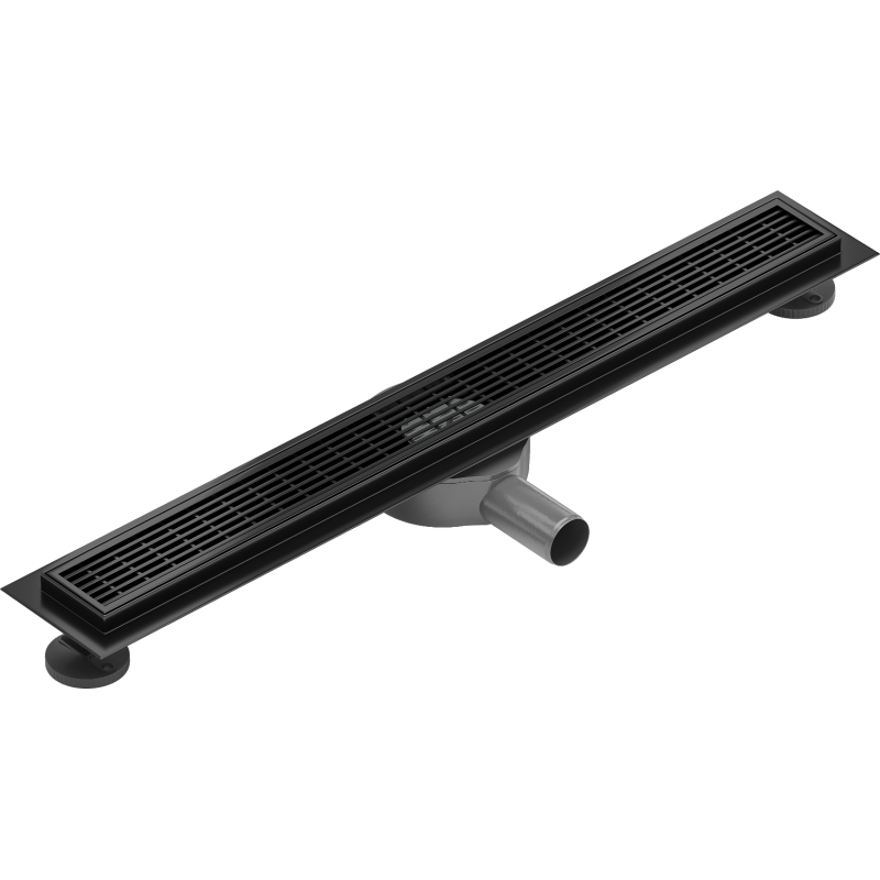 Mexen Flat 360° M33 siphon linéaire rotatif 70 cm, noir - 1733070-40