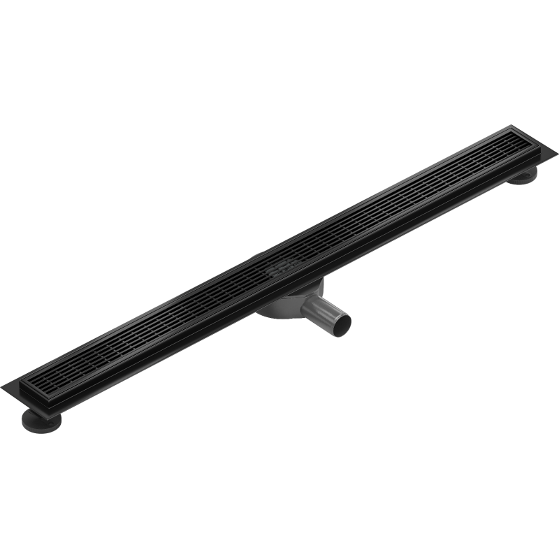 Mexen Flat 360° M33 caniveau linéaire rotatif 90 cm, noir - 1733090-40