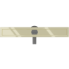 Mexen Flat 360 corps rotatif pour drain linéaire 50 cm, doré - 1540050