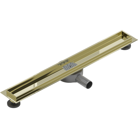 Mexen Flat 360° boîtier pour évacuation linéaire pivotant 70 cm, doré - 1540070