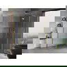 Mexen Mist-H L Duo cabine de douche pivotante 85 x 110 cm, transparent, or - 8A5L-085L-110P-50-00