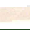 Mexen Oberon Échantillon de grès cérame émaillé rectifié Crema G1, carreau pour sol et mur 120 x 60 cm, carving - TL429-04-S
