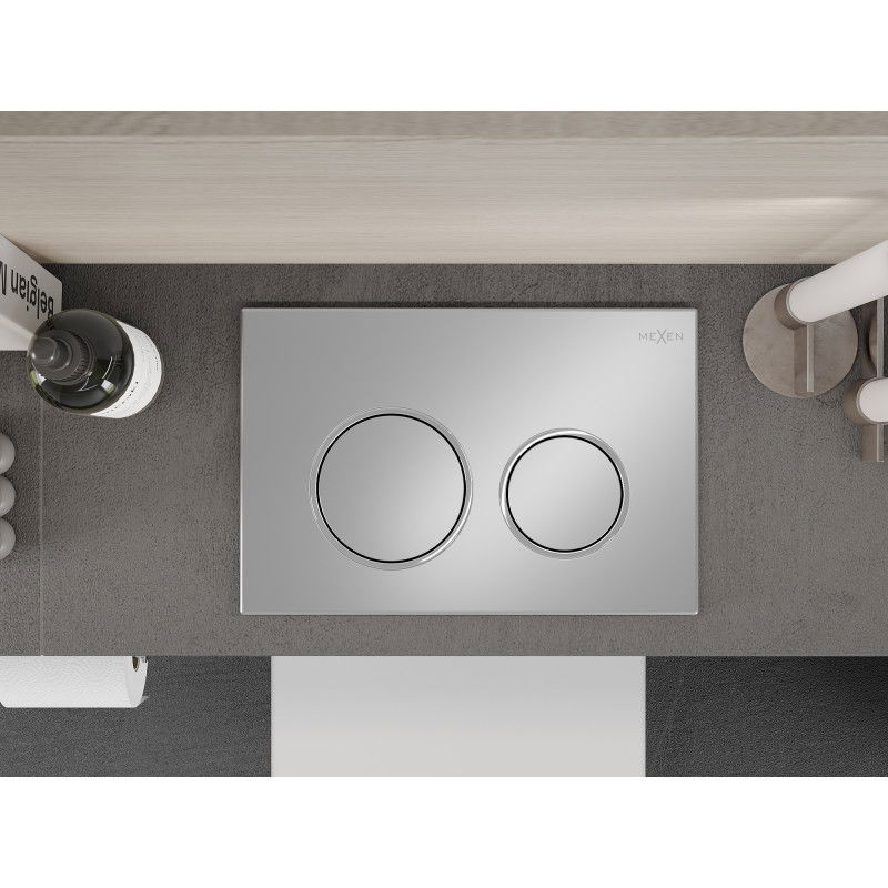 Mexen Fenix 07 XS bouton de chasse, chrome mat - 600702