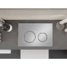 Bouton de chasse d'eau Mexen Fenix 07 XS, chrome mat - 600702