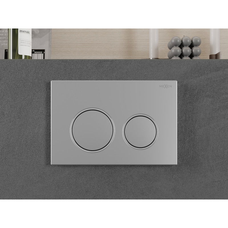 Mexen Fenix 07 XS bouton de chasse, chrome mat - 600702