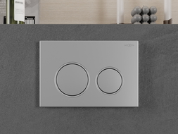 Bouton poussoir Mexen Fenix 07 XS, chrome mat - 600702