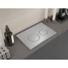 Bouton de chasse d'eau Mexen Fenix 07 XS, chrome mat - 600702
