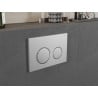 Bouton poussoir Mexen Fenix 07 XS, chrome mat - 600702