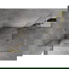 Mexen Mist-H L Duo cabine de douche battante 115 x 75 cm, transparent, doré brossé - 8A5L-115L-075P-55-00