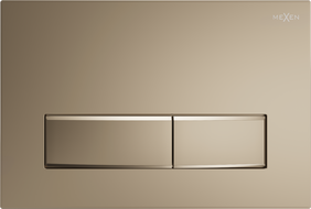 Mexen Fenix 09 bouton de chasse d'eau, or champagne - 600904