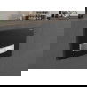 Bouton de chasse d'eau Mexen Fenix 09, noir/chrome mat - 600997