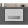 Bouton de chasse Mexen Fenix 09, blanc/chromé mat - 600929