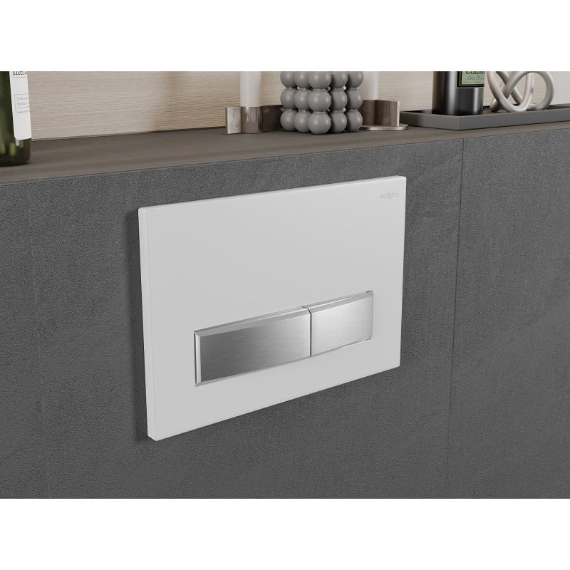 Mexen Fenix 09 bouton de chasse, blanc/chrome mat - 600929