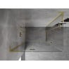 Mexen Mist-H L Duo cabine de douche pivotante gauche 115 x 90 cm, transparent, or brossé - 8A5L-115L-090P-55-00