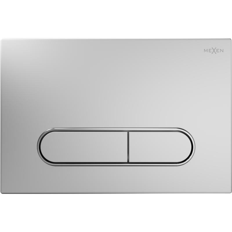 Mexen Fenix 11 bouton de chasse d'eau, chrome mat - 601102