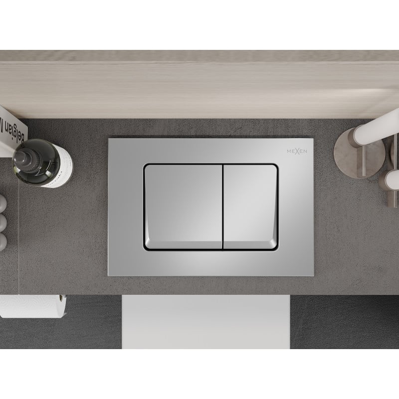 Mexen Fenix 10 XS bouton de chasse, chrome mat - 601002
