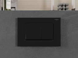 Mexen Fenix 10 XS bouton de chasse d'eau, noir mat - 601003