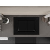 Mexen Fenix 10 XS bouton de chasse d'eau, noir mat - 601003