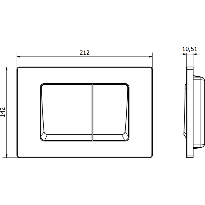 Mexen Fenix 10 XS bouton de chasse, or champagne - 601004