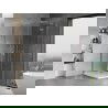 Mexen Mist H T cabine de douche battante droite 70 x 70 cm, transparent, chromé - 8A5T-070-070-01-00-P