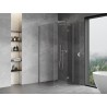 Mexen Mist-H T cabine de douche pivotante droite 75 x 75 cm, transparent, chrome - 8A5T-075-075-01-00-P
