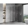 Mexen Mist-H T cabine de douche pivotante droite 120 x 120 cm, transparent, chrome - 8A5T-120-120-01-00-P