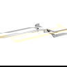 Mexen Rino double porte-serviettes, Or - 7027025-50