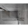 Mexen Mist H T cabine de douche pivotante droite 110 x 90 cm, transparent, chrome - 8A5T-110-090-01-00-P