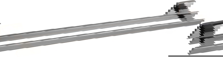 Mexen Arno double porte-serviettes, chrome noir - 7020725-73