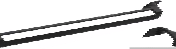 Mexen Rino double porte-serviettes, Noir - 7027025-70