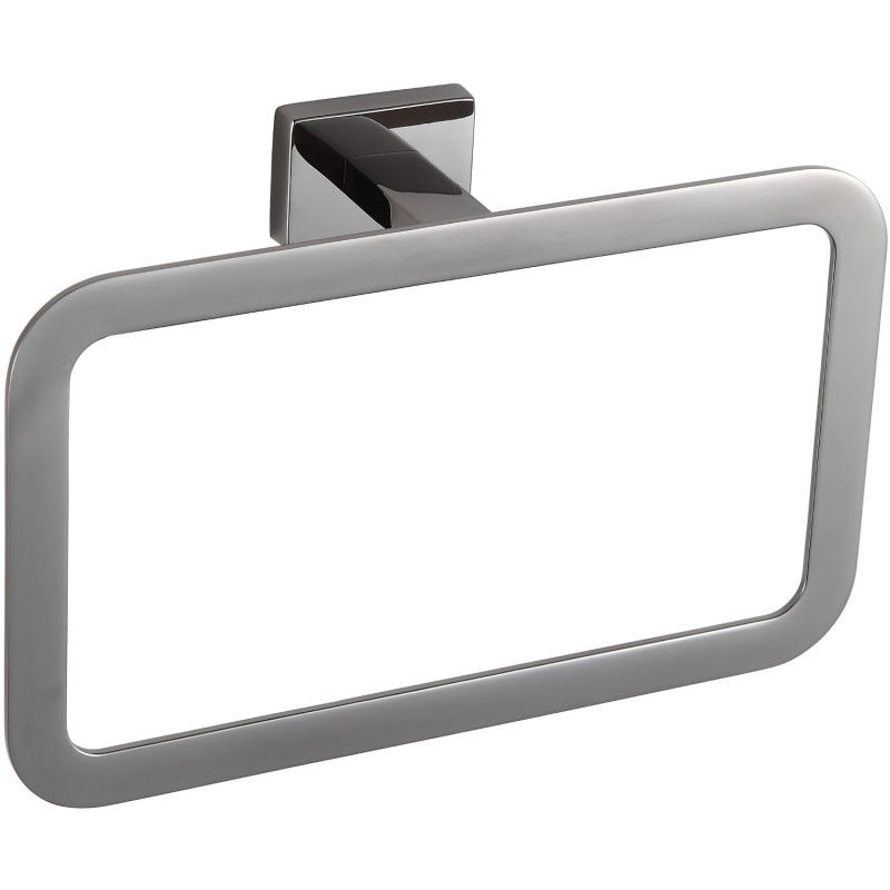 Mexen Arno porte-serviette, chrome noir - 7020732-73