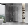 Mexen Mist-H T cabine de douche pivotante gauche 120 x 120 cm, transparent, chromé - 8A5T-120-120-01-00-L
