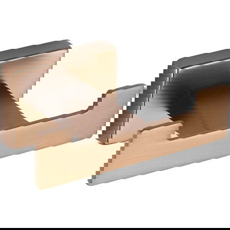 Mexen Arno crochet double pour serviette, cuivre brossé - 7020735-65