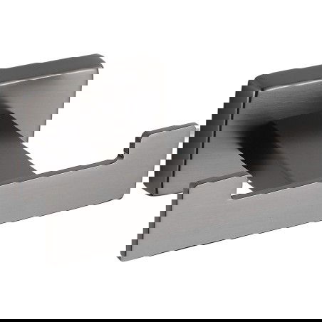 Mexen Arno crochet double pour serviette, gris pistolet brossé - 7020735-66